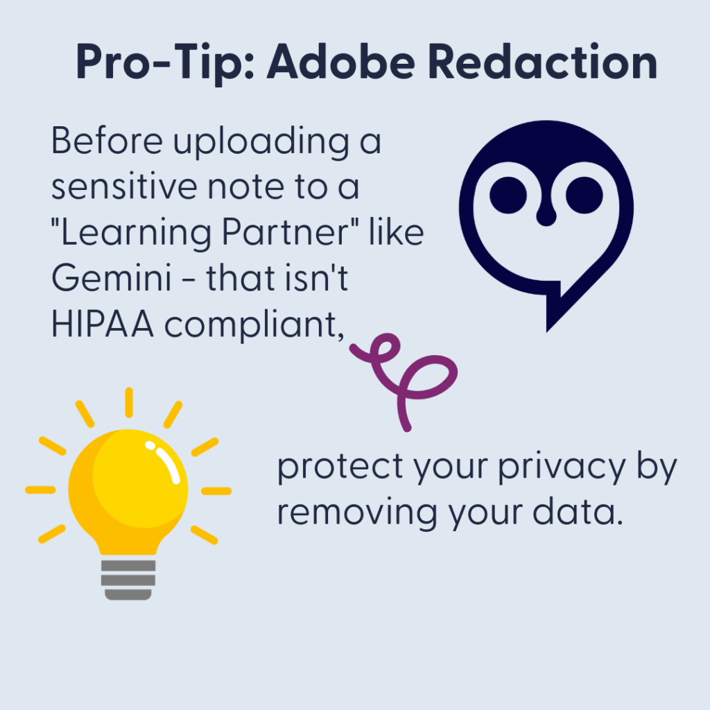 Pro-tip about redacting text within Adobe